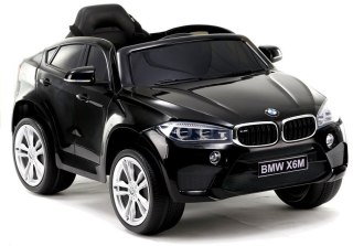 Auto na Akumulator BMW X6 SUV Światła LED MP3 Samchód Pojazd Czarny