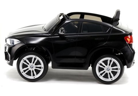 Auto na Akumulator BMW X6 SUV Światła LED MP3 Samchód Pojazd Czarny