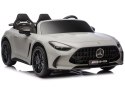 Auto Na Akumulator Mercedes GT63 AMG DKGT63 24V LCD Lakierowany Jasno Szary
