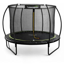 Trampolina Ogrodowa LEAN Z Siatką Wewnętrzną Czarno-Zielona 183CM 6FT