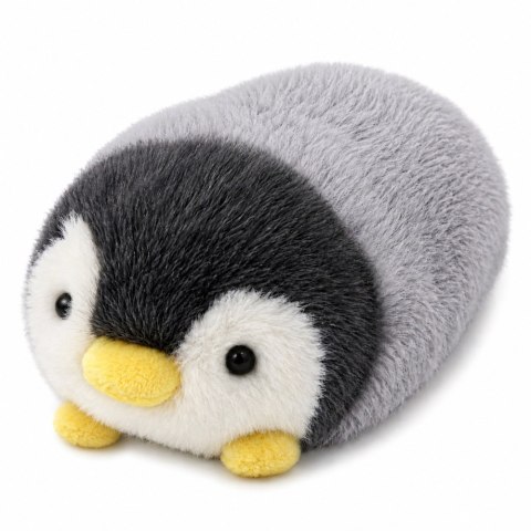 Pluszowy Pingwin Maskotka Miękka Przytulanka Biało Szary 16 cm