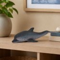 Gumowa Figurka Delfin Morski Miękka Realistyczna TPR Ciemnoszary 17,5 cm