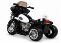 Motor na Akumulator Trójkołowy JT568 Policja Dla Dzieci Światło LED Czarny