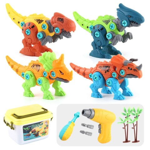 Dinozaury w Kuferku Zestaw do Rozkręcania