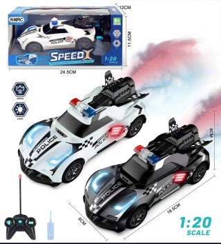 Pojazd Policja R/C Biały