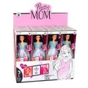 Lalka W Ciąży Mama Niemowlę Otwierany Brzuch Niebieska Sukienka 30 cm