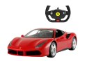 Auto Samochód Zdalnie Sterowany RC Ferrari 488 GTB Pilot Czerwone 1:14