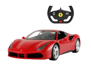 Auto Samochód Zdalnie Sterowany RC Ferrari 488 GTB Pilot Czerwone 1:14