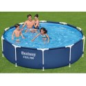 Basen Ogrodowy Stelażowy 305 x 76 cm Niebieski Klasyczny Bestway 56677