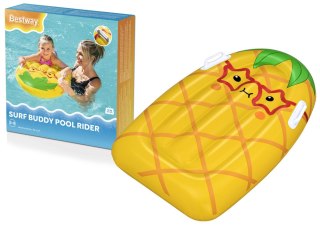 Dmuchana Deska Do Pływania Z Uchwytami Ananas Żółta 84 x 56 cm Bestway 42049