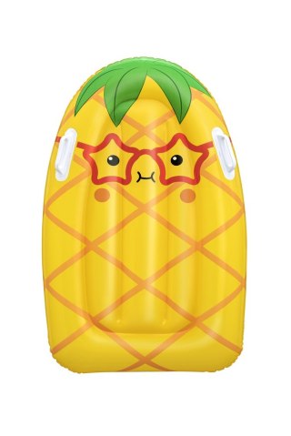 Dmuchana Deska Do Pływania Z Uchwytami Ananas Żółta 84 x 56 cm Bestway 42049