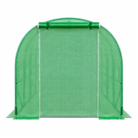 Tunel Ogrodowy Foliowy Szklarnia Na Warzywa Okna Zielony UV 4,5x2x2 M 9M²