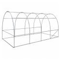 Tunel Ogrodowy Foliowy Szklarnia Na Warzywa Okna Zielony UV 6x3x2M 18M²