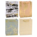 Torba Prezentowa Złote Zdobienia Elegancka 23 x 18 x10cm