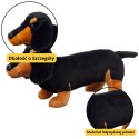 Pluszowa Maskotka Przytulanka Pies Jamnik Czarny 25cm