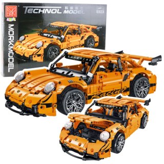 Klocki Konstrukcyjne Samochód GT Racing Pomarańczowy 1:14 1268 el.