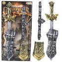 Zestaw Rycerski Gladiator Miecz Ochraniacze Pas Zdobione