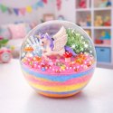 Zestaw Kreatywny DIY 2w1 Terrarium Dla Jednorożca Hodowla Kryształów