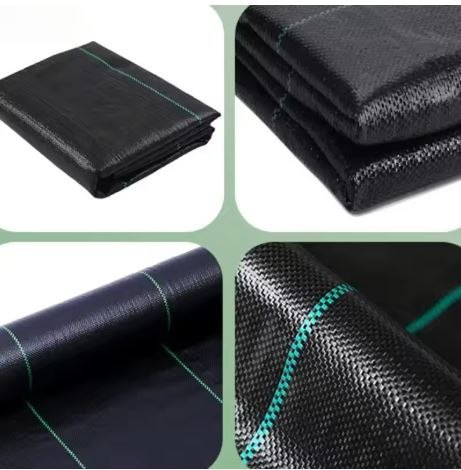 Agrotkanina Czarna 1100cm x 100m UV 135g Antychwastowa Agrowłóknina + Kotwy