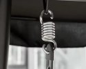 Huśtawka Czteroosobowa Ogrodowa Bujana Daszek Wolnostojąca Czarna