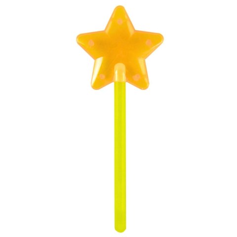 Różdżka Fluorescencyjna Gwiazda Świecąca W Ciemności Stick Neon 22cm