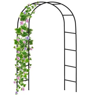 Pergola Ogrodowa Metalowa Na Rośliny Podpora Do Pnączy Łuk 240x140 cm