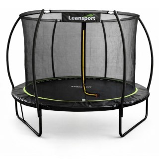 Trampolina Ogrodowa LEAN Z Siatką Wewnętrzną Czarno-Zielona 183CM 6FT