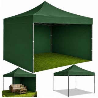 Namiot Ogrodowy Ekspresowy Pawilon Handlowy Cateringowy Zielony 3x3M