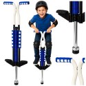 Skoczek Drążek Pogo Do Skakania Dla Dzieci Jump Stick Do 70kg Niebieski