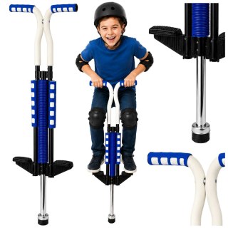 Skoczek Drążek Pogo Do Skakania Dla Dzieci Jump Stick Do 70kg Niebieski