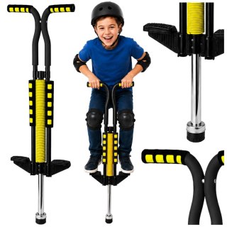 Skoczek Drążek Pogo Do Skakania Dla Dzieci Jump Stick Do 70kg Żółty