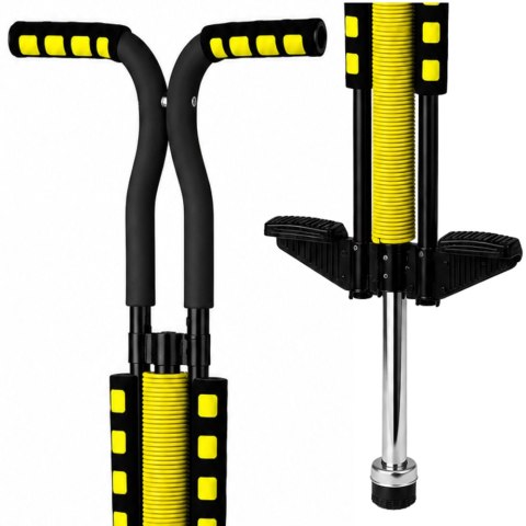 Skoczek Drążek Pogo Do Skakania Dla Dzieci Jump Stick Do 70kg Żółty