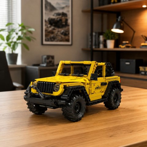 Klocki Konstrukcyjne Auto Samochód Terenowy Wrangler Żółty 746 el.