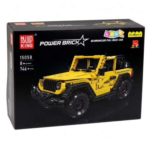 Klocki Konstrukcyjne Auto Samochód Terenowy Wrangler Żółty 746 el.