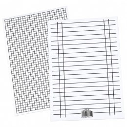 Liniuszek A5 kratka/linia 10 kartek INTERDRUK