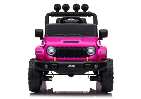 Pojazd Na Akumulator Jeep Rubicon DK-JWR558 24V Różowy