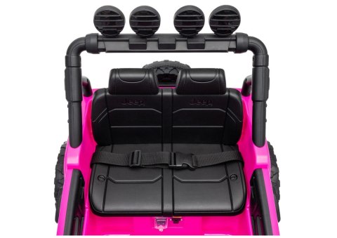Pojazd Na Akumulator Jeep Rubicon DK-JWR558 24V Różowy