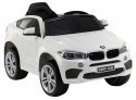Auto na Akumulator BMW X6 SUV Światła LED MP3 Samchód Pojazd Biały