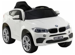 Auto na Akumulator BMW X6 SUV Światła LED MP3 Samchód Pojazd Biały
