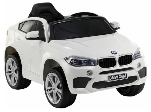 Auto na Akumulator BMW X6 SUV Światła LED MP3 Samchód Pojazd Biały