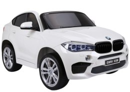 Auto Na Akumulator NOWE BMW X6M SUV Światła LED MP3 Pilot Białe