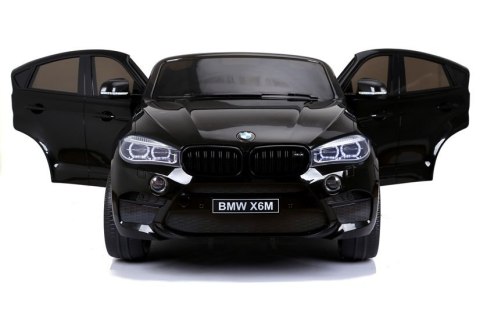 Auto Na Akumulator Nowe BMW X6M SUV Światła LED MP3 Czarne Lakierowane