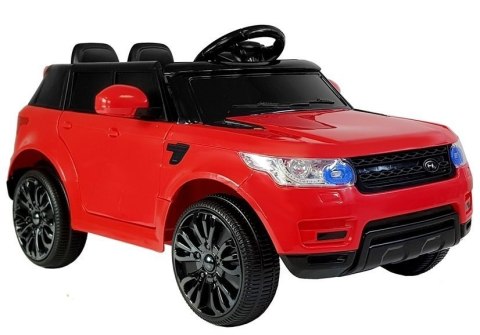 Auto na Akumulator HL1638 Dla Dzieci Światła LED MP3 Pilot Czerwony