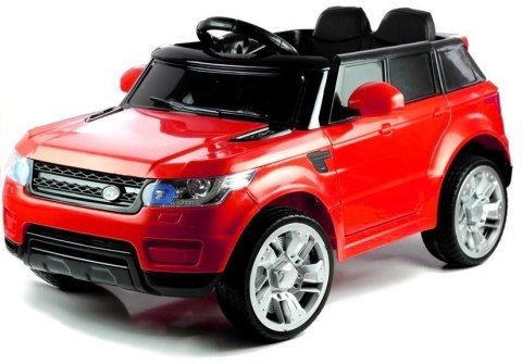 Auto na Akumulator HL1638 Dla Dzieci Światła LED MP3 Pilot Czerwony