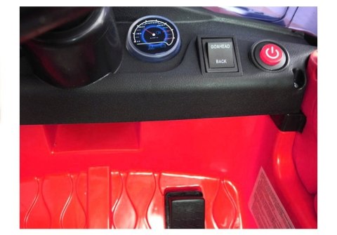 Auto na Akumulator HL1638 Dla Dzieci Światła LED MP3 Pilot Czerwony