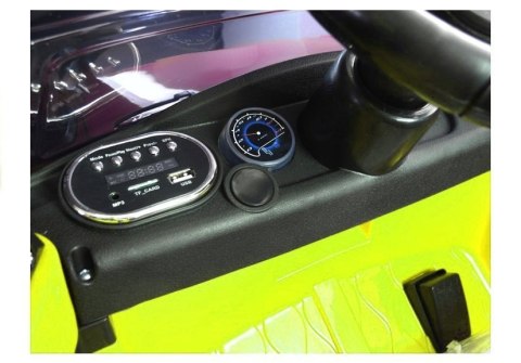 Auto na Akumulator HL1638 Dla Dzieci Światła LED MP3 Pilot Zielone