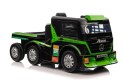 Auto Na Akumulator Ciężarówka Mercedes + Naczepa XMX622B Zielony LCD