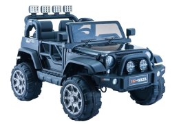 Auto na Akumulator Jeep HP012 Dla Dzieci Światła LED MP3 Czarne