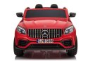 Auto na Akumulator Mercedes GLC 63S Dwuosobowy LED MP3 Czerowny Lakierowany
