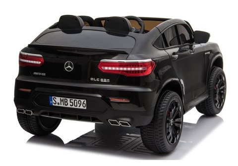 Auto na Akumulator Mercedes GLC 63S Dwuosobowy Światła LED MP3 Czarny